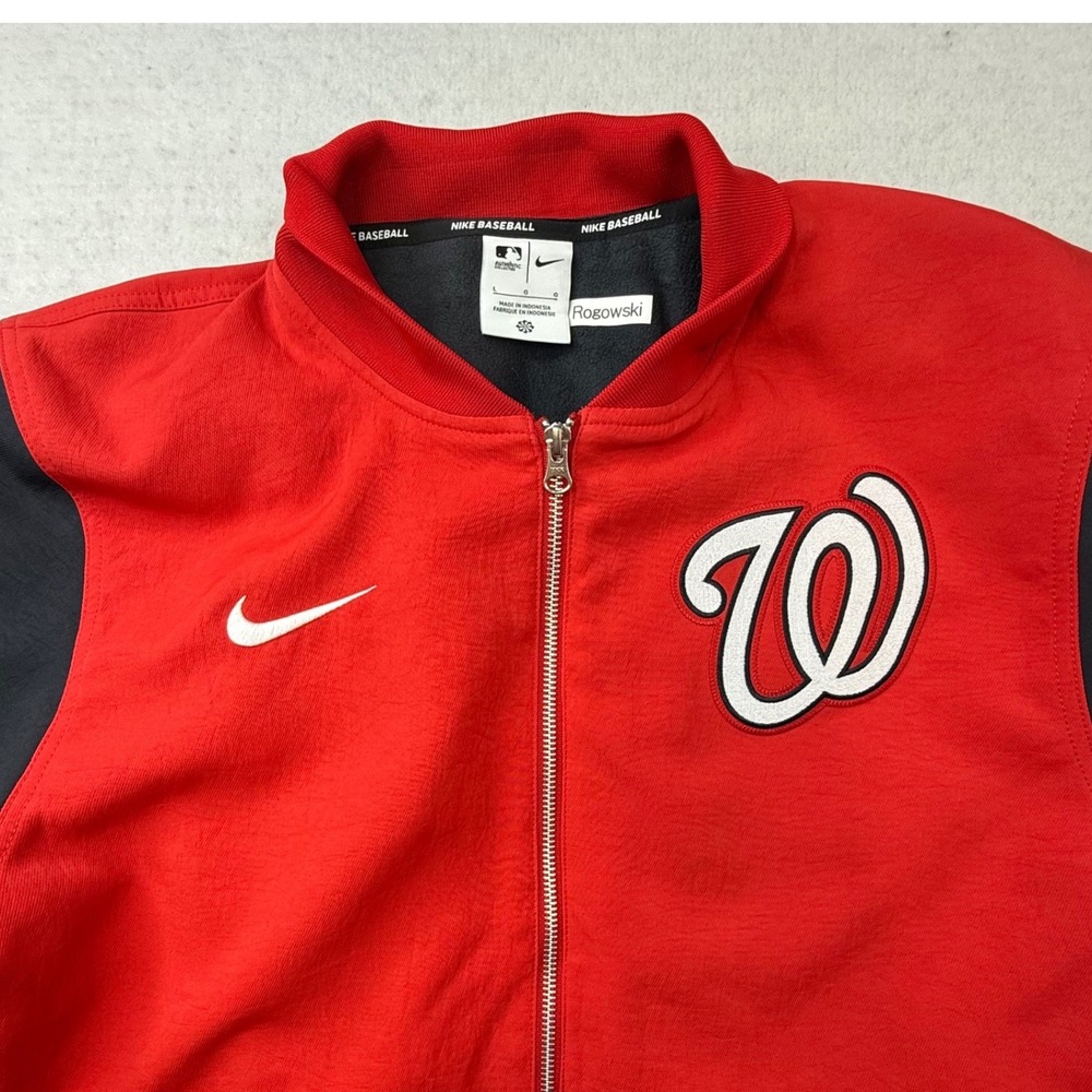 Nike Washington Nationals MLB Authentic Collection team issue Jacket Mens Large - Picture 3 of 13